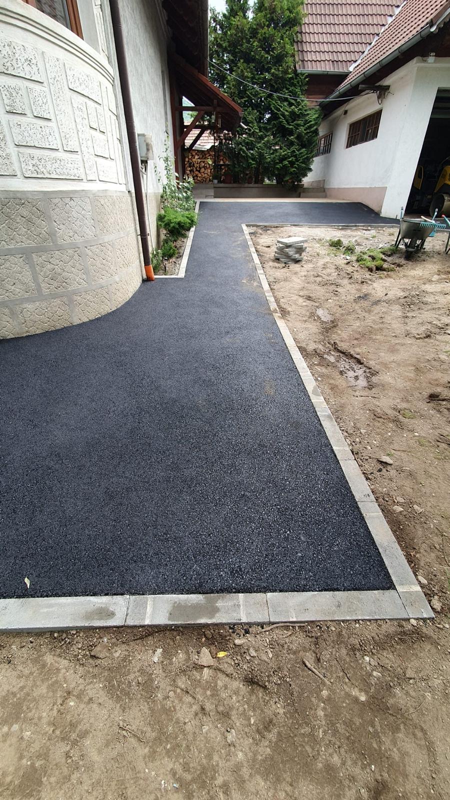 Asfaltarea eficientă a drumurilor de acces pentru noul complex rezidențial SkyView